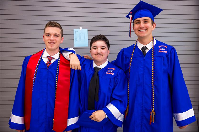 Students celebrate graduating